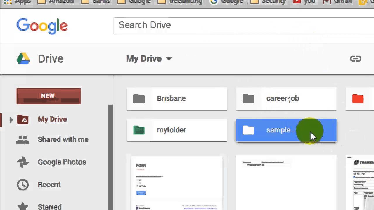 naruto google drive folder